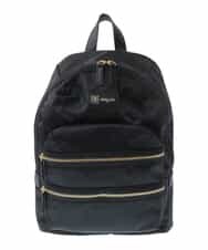 BPCAT41150 MK MICHEL KLEIN BAG(MK ミッシェルクラン バッグ) ダブルスナップデザインリュック ブラック