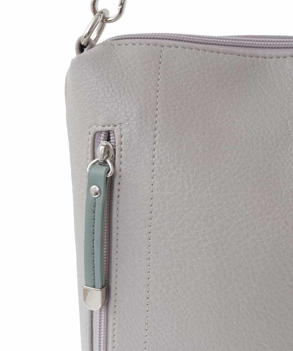 BPCAV11140 MK MICHEL KLEIN BAG(MK ミッシェルクラン バッグ) [2WAY]合成皮革ワンハンドルバッグ グリーン