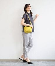 BPCED21150 MK MICHEL KLEIN BAG(MK ミッシェルクラン バッグ) [2WAY]パンチングデザインラウンドミニバッグ シルバー