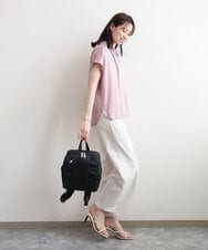 BPCED22150 MK MICHEL KLEIN BAG(MK ミッシェルクラン バッグ) [撥水]フロントタックデザインミニリュック ピンク