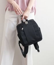 BPCED22150 MK MICHEL KLEIN BAG(MK ミッシェルクラン バッグ) [撥水]フロントタックデザインミニリュック ブラック