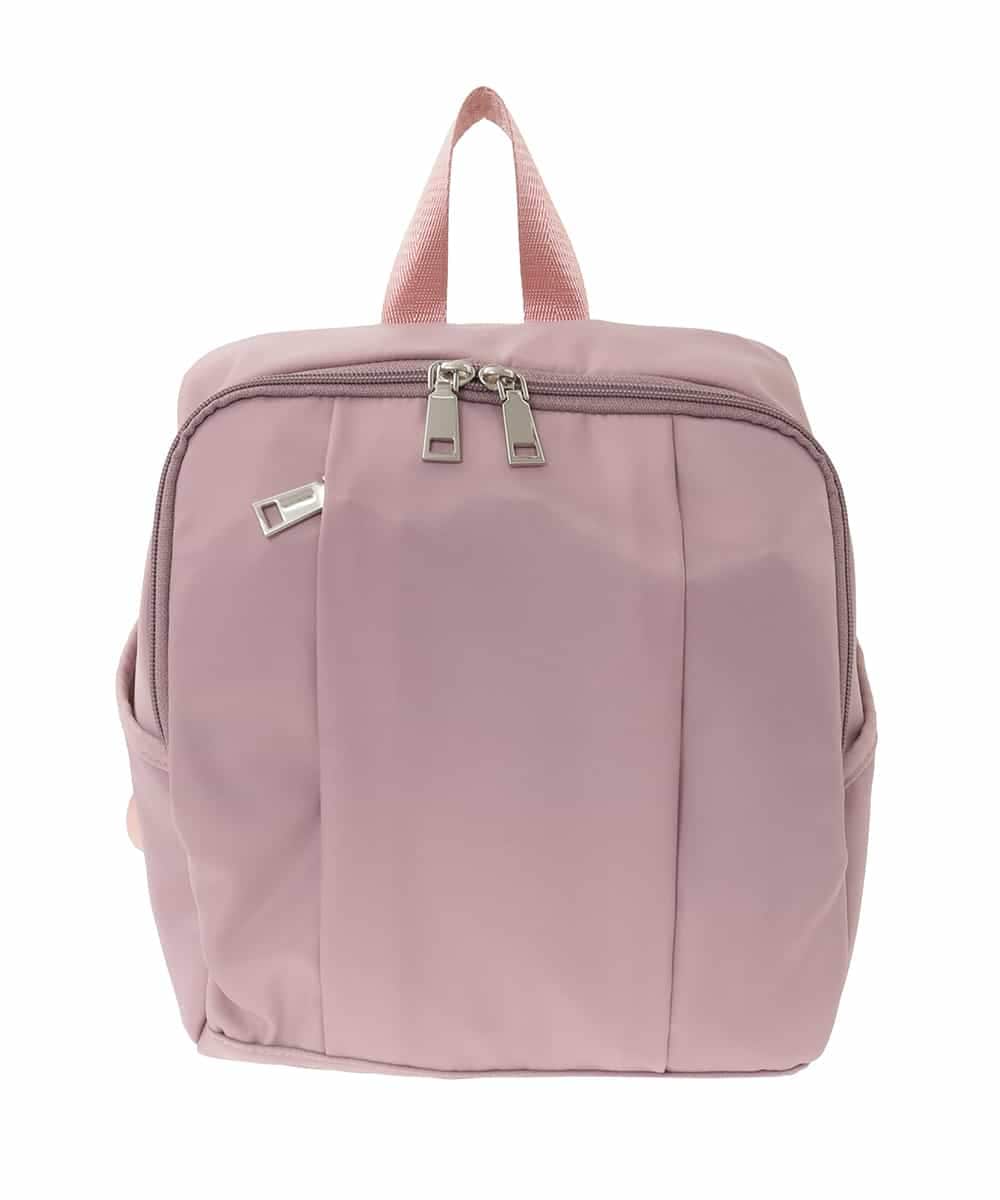 BPCED22150 MK MICHEL KLEIN BAG(MK ミッシェルクラン バッグ) [撥水]フロントタックデザインミニリュック ピンク