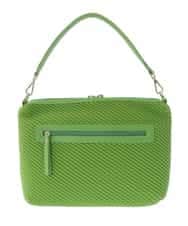 BPCEV23150 MK MICHEL KLEIN BAG(MK ミッシェルクラン バッグ) [2WAY]アクセントカラーエンボスメッシュバッグ グリーン