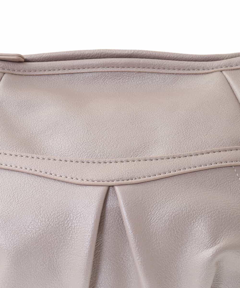 BPCGA33150 MK MICHEL KLEIN BAG(MK ミッシェルクラン バッグ) [2WAY] タックギャザーデザインショルダーバッグ オレンジ