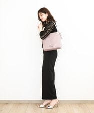 BPCGA39150 MK MICHEL KLEIN BAG(MK ミッシェルクラン バッグ) [2WAY]メタルタグアクセントショルダーバッグ ネイビー