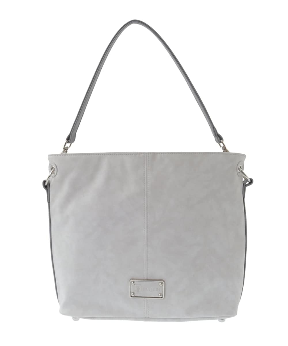 BPCGA39150 MK MICHEL KLEIN BAG(MK ミッシェルクラン バッグ) [2WAY]メタルタグアクセントショルダーバッグ ネイビー