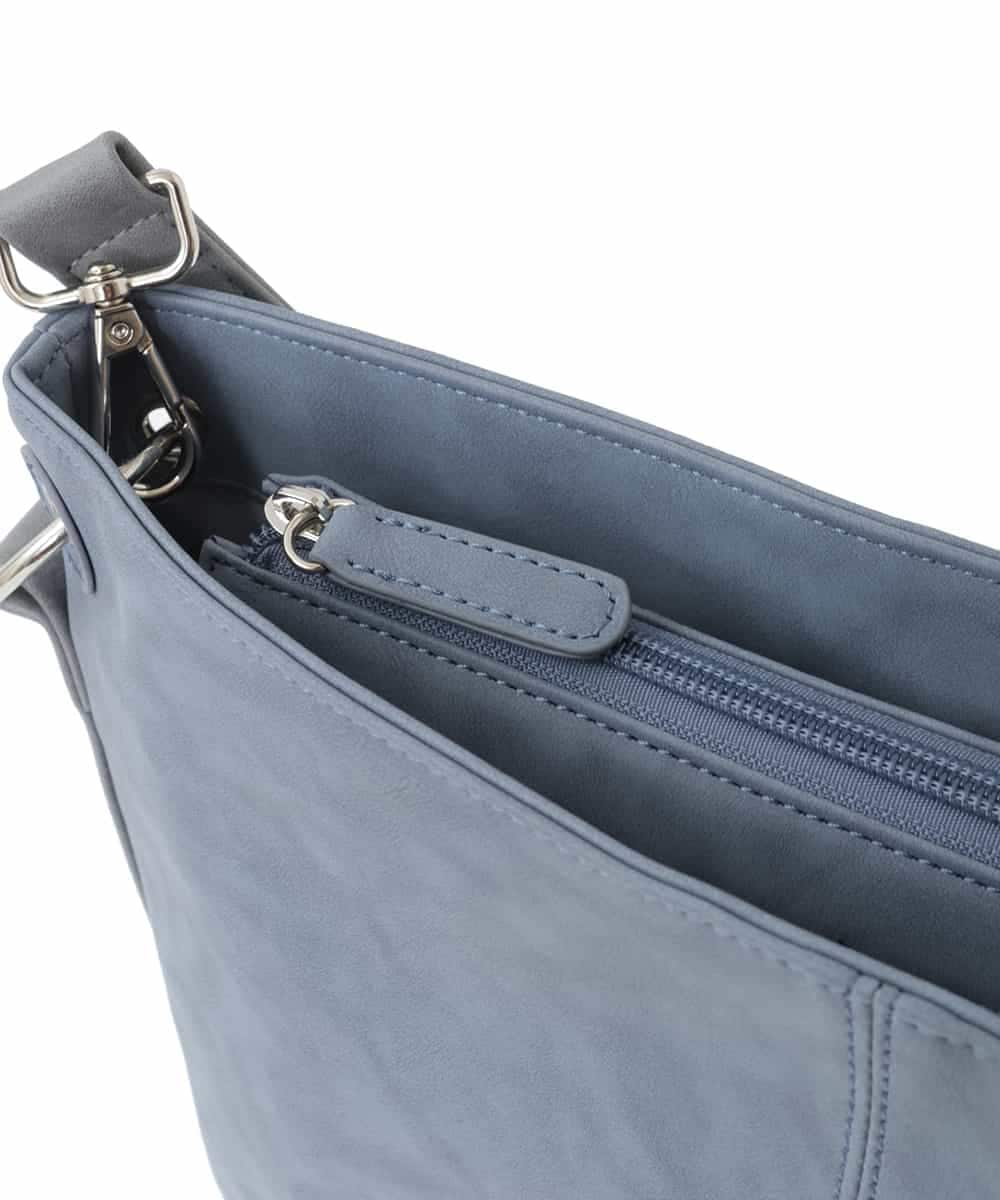BPCGA39150 MK MICHEL KLEIN BAG(MK ミッシェルクラン バッグ) [2WAY]メタルタグアクセントショルダーバッグ ネイビー