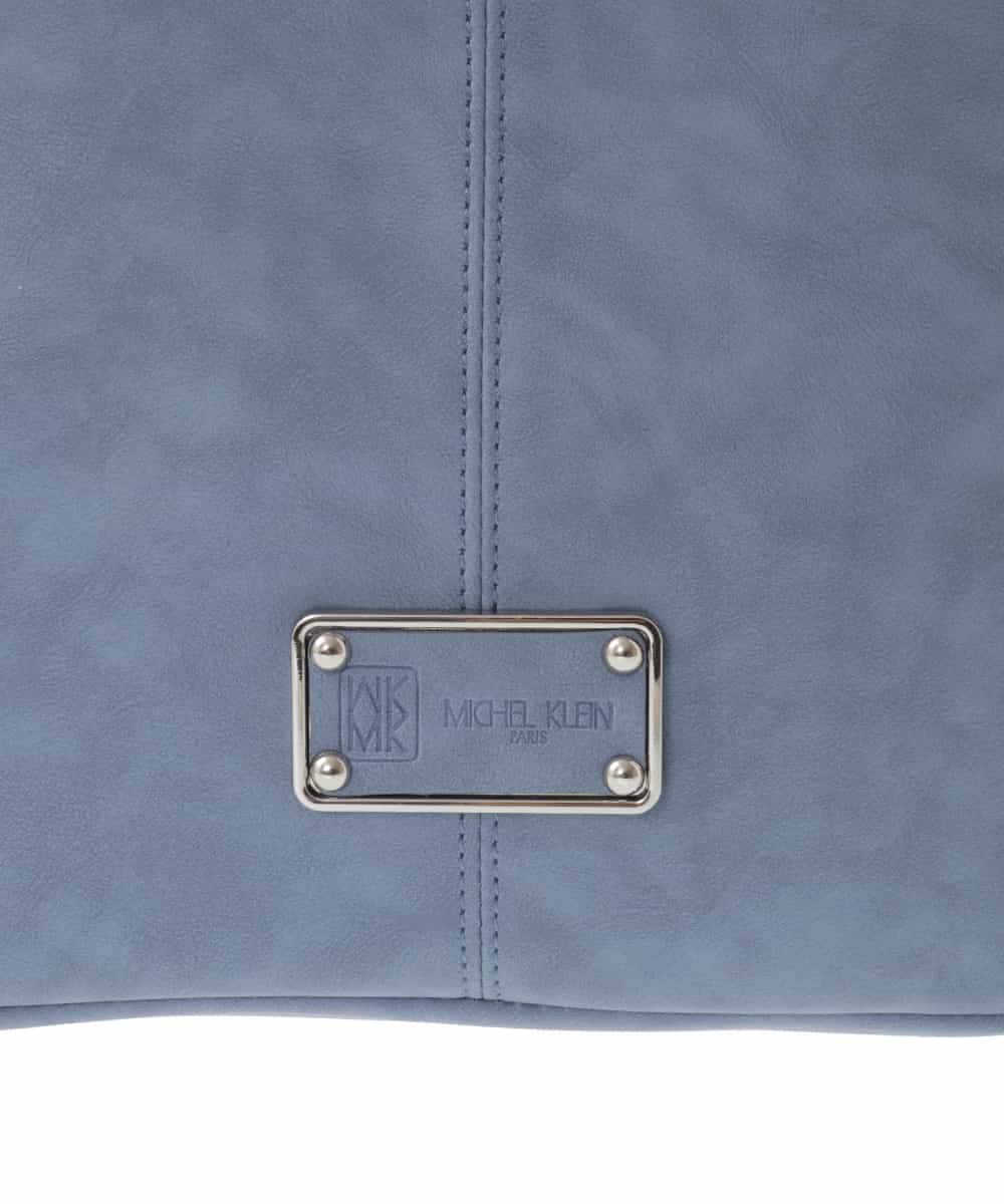 BPCGA39150 MK MICHEL KLEIN BAG(MK ミッシェルクラン バッグ) [2WAY]メタルタグアクセントショルダーバッグ ネイビー