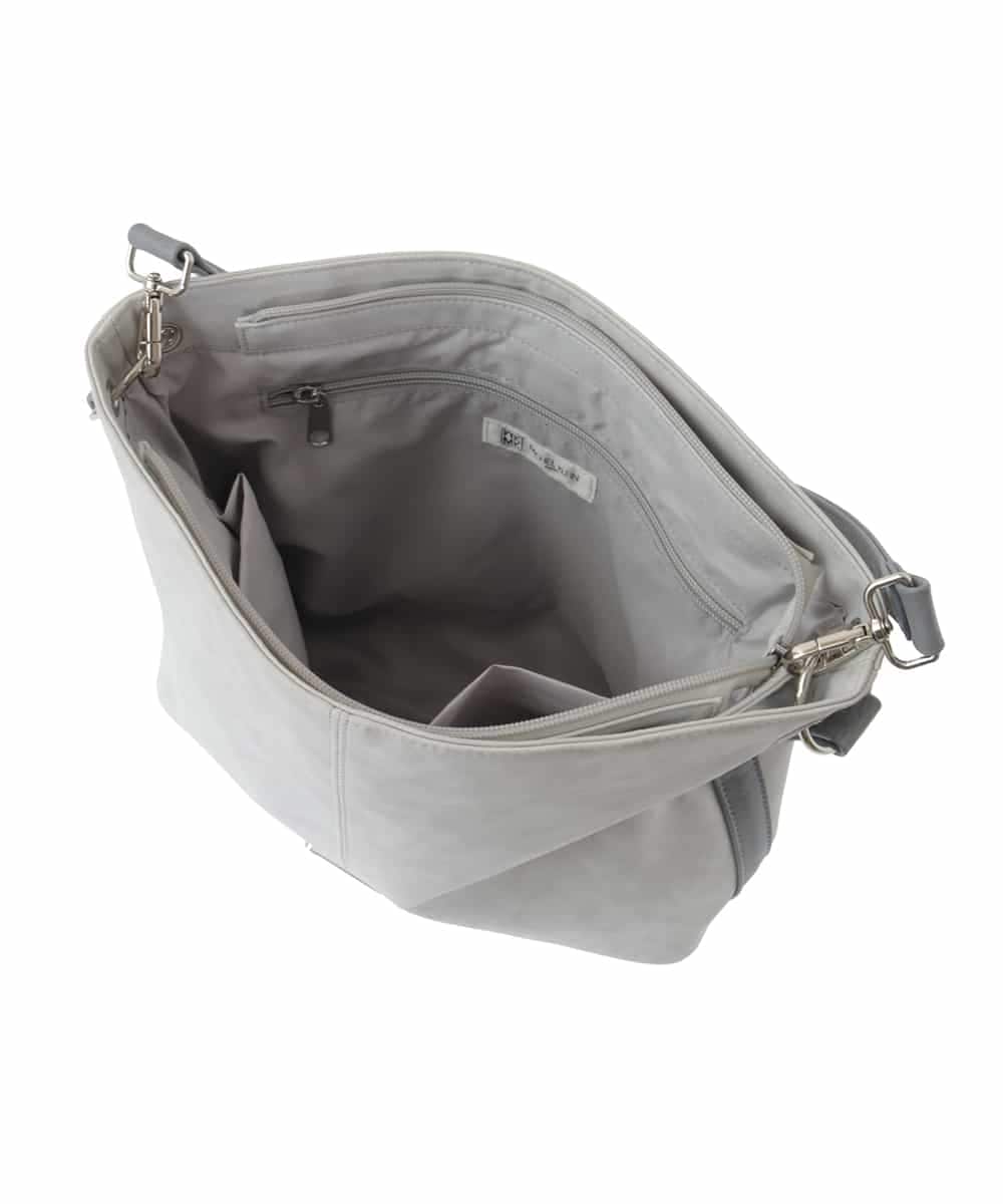 BPCGA39150 MK MICHEL KLEIN BAG(MK ミッシェルクラン バッグ) [2WAY]メタルタグアクセントショルダーバッグ ネイビー