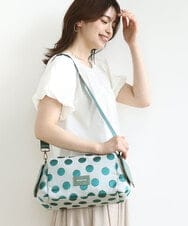 BPCGA41160 MK MICHEL KLEIN BAG(MK ミッシェルクラン バッグ) [2WAY]ドット柄モダンワイドバッグ グリーン