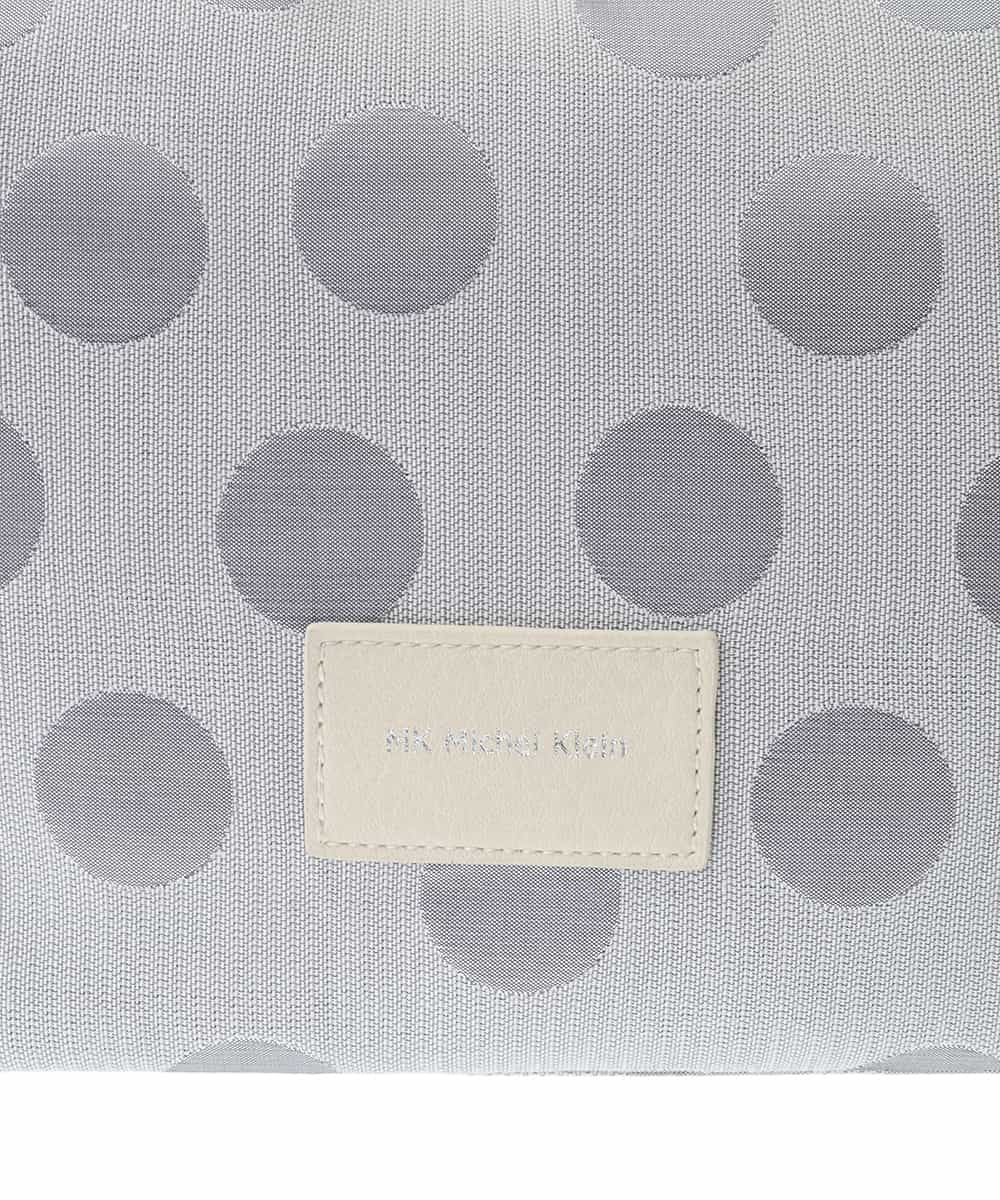 BPCGA41160 MK MICHEL KLEIN BAG(MK ミッシェルクラン バッグ) [2WAY]ドット柄モダンワイドバッグ グレー