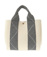 BPCGA54150 MK MICHEL KLEIN BAG(MK ミッシェルクラン バッグ) [2WAY/インナーバッグ付き]ラメアクセントメッシュ風デザイントート ベージュ