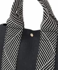 BPCGA54150 MK MICHEL KLEIN BAG(MK ミッシェルクラン バッグ) [2WAY/インナーバッグ付き]ラメアクセントメッシュ風デザイントート ベージュ