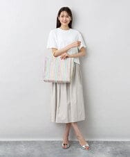 BPCGA62130 MK MICHEL KLEIN BAG(MK ミッシェルクラン バッグ) マルチカラーサマートートバッグ カーキ