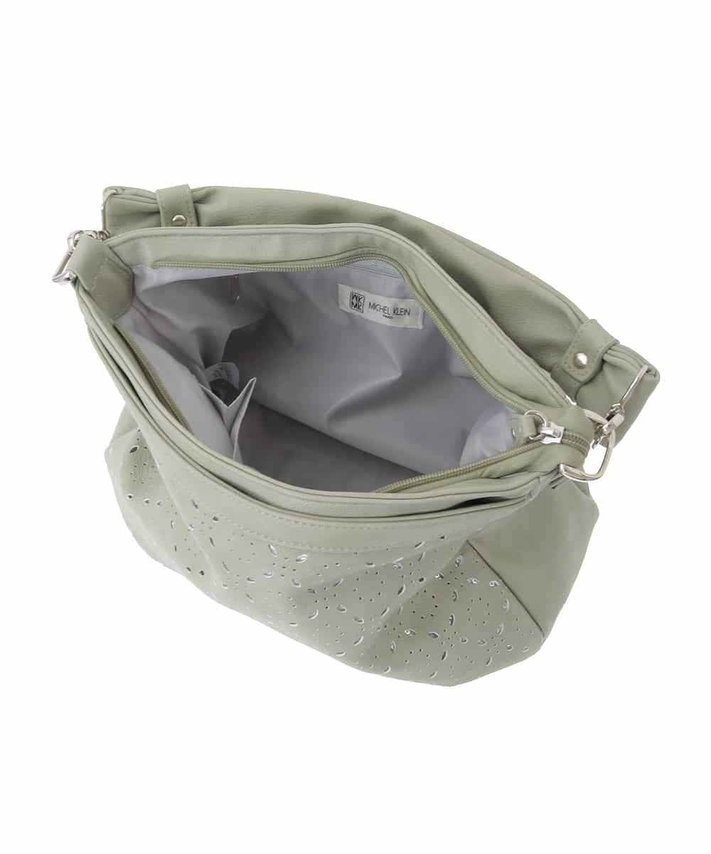 BPCGD30150 MK MICHEL KLEIN BAG(MK ミッシェルクラン バッグ) [2WAY]パンチングレイヤーデザインバッグ イエロー