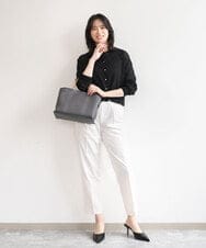 BPCGD34160 MK MICHEL KLEIN BAG(MK ミッシェルクラン バッグ) [2WAY]バンブーハンドルパンチングバッグ グレー