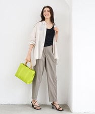 BPCGD34160 MK MICHEL KLEIN BAG(MK ミッシェルクラン バッグ) [2WAY]バンブーハンドルパンチングバッグ グレー