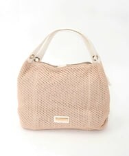 BPCGD42170 MK MICHEL KLEIN BAG(MK ミッシェルクラン バッグ) サイドファスナーメッシュデザイントートバッグ ベージュ