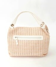 BPCGD42170 MK MICHEL KLEIN BAG(MK ミッシェルクラン バッグ) サイドファスナーメッシュデザイントートバッグ ベージュ