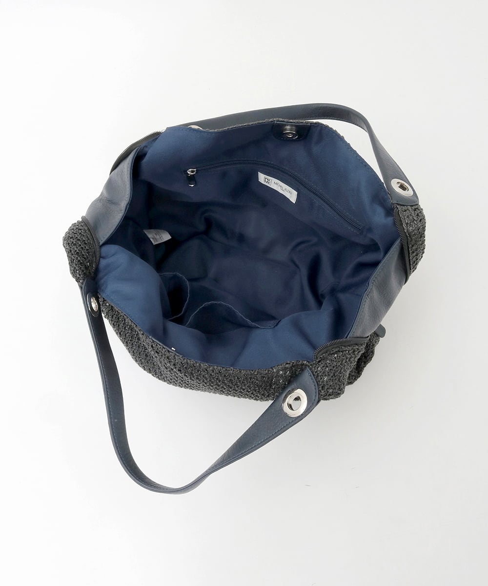 BPCGD42170 MK MICHEL KLEIN BAG(MK ミッシェルクラン バッグ) サイドファスナーメッシュデザイントートバッグ ベージュ