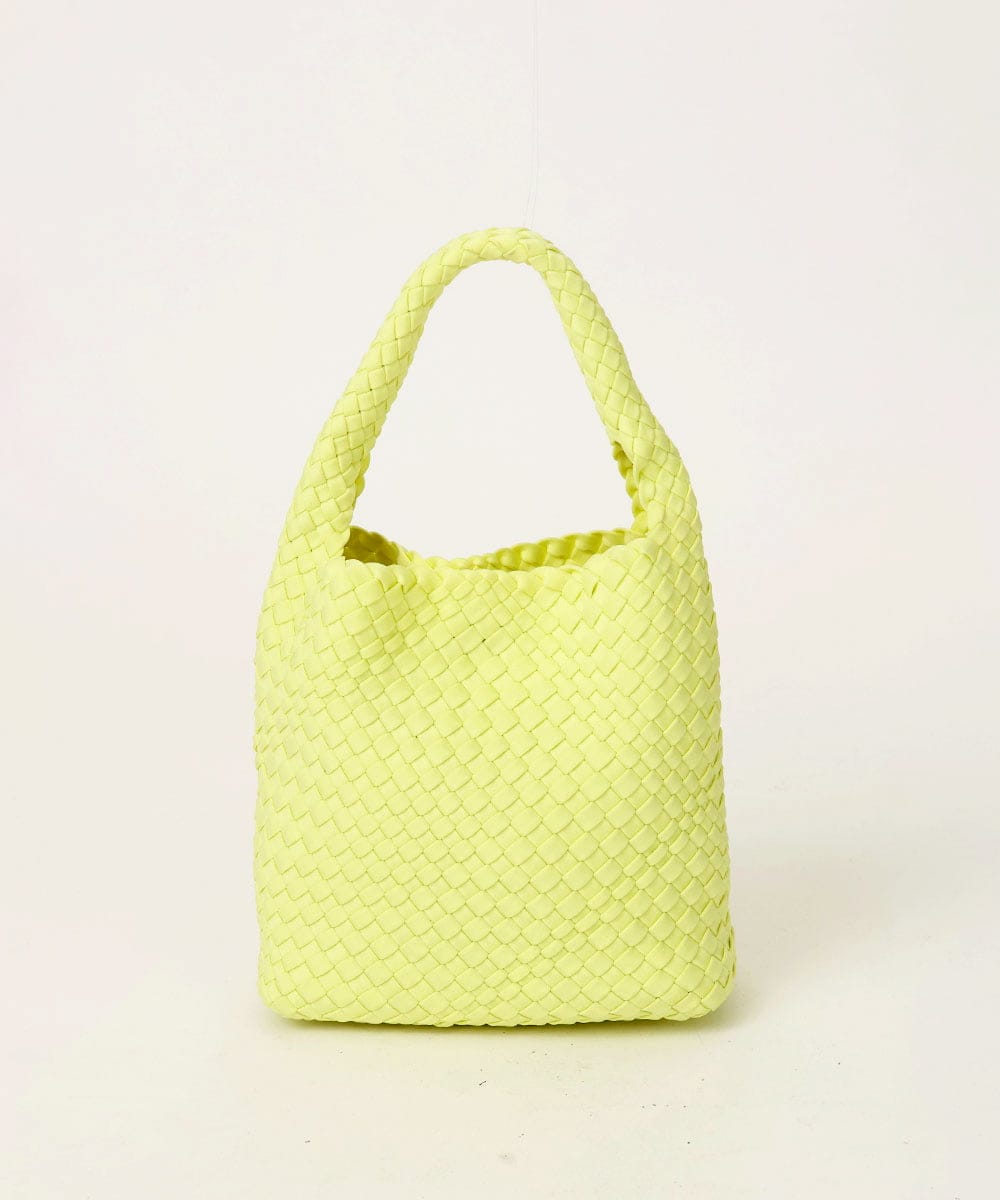 BPCGD54160 MK MICHEL KLEIN BAG(MK ミッシェルクラン バッグ) [2WAY/500g以下の軽量]バケツデザインメッシュバッグ イエロー