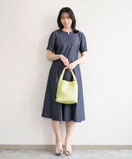 BPCGD54160 MK MICHEL KLEIN BAG(MK ミッシェルクラン バッグ) [2WAY/500g以下の軽量]バケツデザインメッシュバッグ イエロー