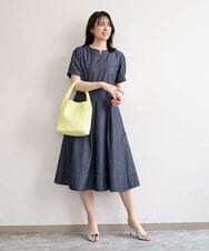 BPCGD54160 MK MICHEL KLEIN BAG(MK ミッシェルクラン バッグ) [2WAY/500g以下の軽量]バケツデザインメッシュバッグ イエロー
