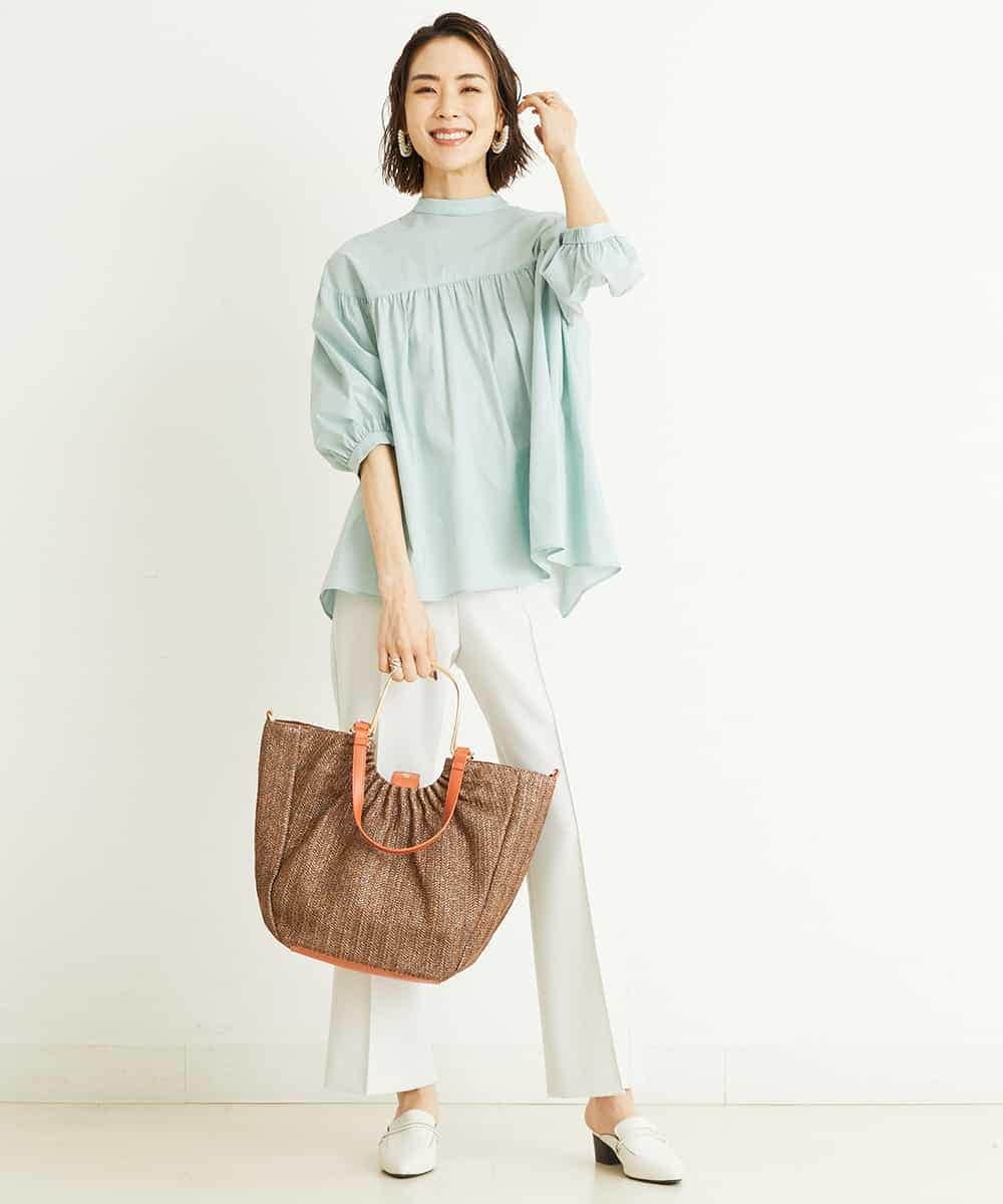 BPCGP31140 MK MICHEL KLEIN BAG(MK ミッシェルクラン バッグ) [3WAY]編みデザイントートバッグ オレンジ