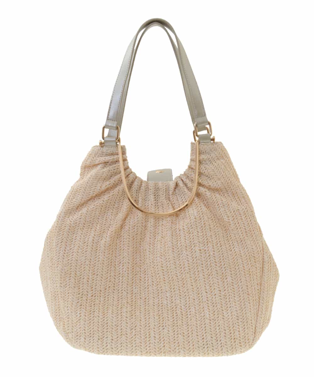 BPCGP31140 MK MICHEL KLEIN BAG(MK ミッシェルクラン バッグ) [3WAY]編みデザイントートバッグ アイボリー