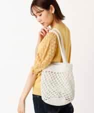 BPCGP33130 MK MICHEL KLEIN BAG(MK ミッシェルクラン バッグ) メタルメッシュシアーバッグ ホワイト