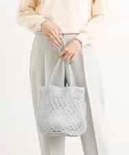 BPCGP33130 MK MICHEL KLEIN BAG(MK ミッシェルクラン バッグ) メタルメッシュシアーバッグ シルバー