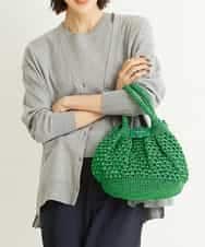BPCGP38130 MK MICHEL KLEIN BAG(MK ミッシェルクラン バッグ) [2WAY]メッシュラメトートバッグ グリーン