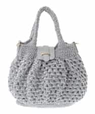 BPCGP38130 MK MICHEL KLEIN BAG(MK ミッシェルクラン バッグ) [2WAY]メッシュラメトートバッグ シルバー