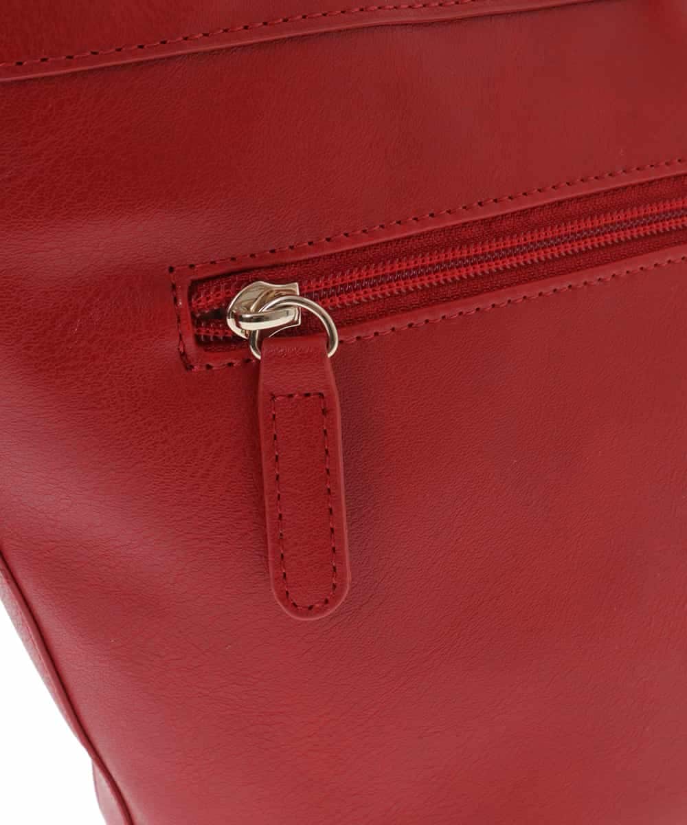 BPCGP53140 MK MICHEL KLEIN BAG(MK ミッシェルクラン バッグ) [3WAY]ラフィアミニバッグ レッド