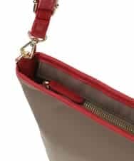 BPCGP53140 MK MICHEL KLEIN BAG(MK ミッシェルクラン バッグ) [3WAY]ラフィアミニバッグ レッド