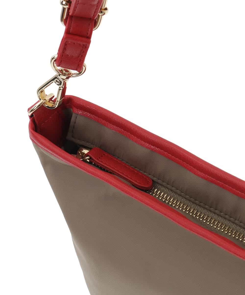 BPCGP53140 MK MICHEL KLEIN BAG(MK ミッシェルクラン バッグ) [3WAY]ラフィアミニバッグ レッド