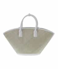 BPCGP54160 MK MICHEL KLEIN BAG(MK ミッシェルクラン バッグ) [インバッグ付き]扇型トートバッグ アイボリー