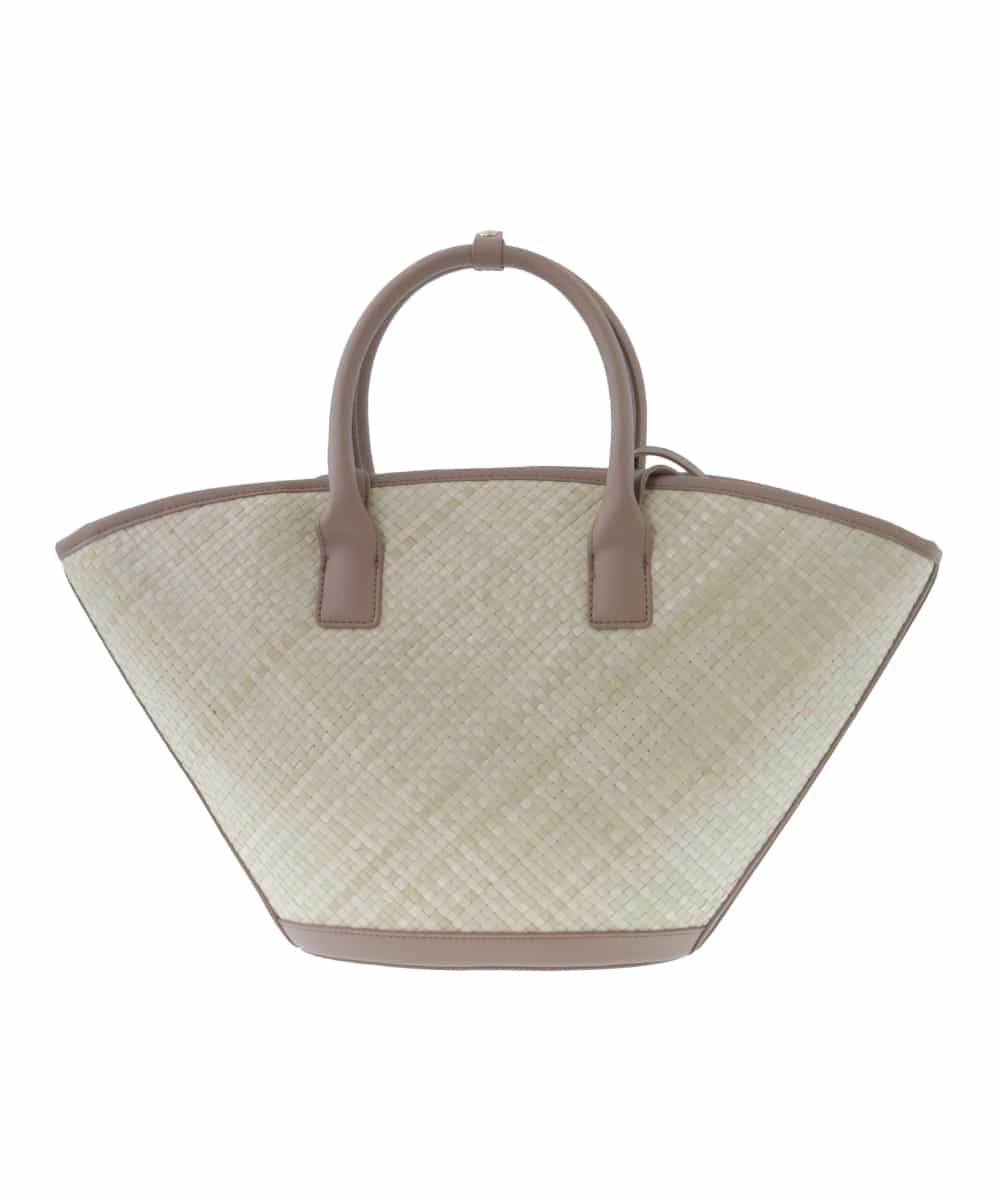 BPCGP54160 MK MICHEL KLEIN BAG(MK ミッシェルクラン バッグ) [インバッグ付き]扇型トートバッグ ベージュ