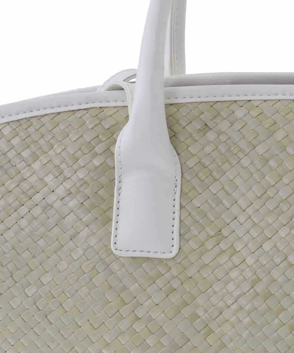 BPCGP54160 MK MICHEL KLEIN BAG(MK ミッシェルクラン バッグ) [インバッグ付き]扇型トートバッグ ブラック