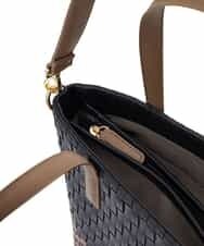 BPCGS37160 MK MICHEL KLEIN BAG(MK ミッシェルクラン バッグ) [2WAY]メッシュトートバッグ ブラック