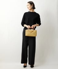BPCGS38160 MK MICHEL KLEIN BAG(MK ミッシェルクラン バッグ) [2WAY]バンブーハンドルメッシュデザインバッグ イエロー