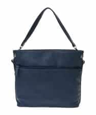 BPCGS39150 MK MICHEL KLEIN BAG(MK ミッシェルクラン バッグ) 【2WAY】異素材デザインワンハンドルバッグ ネイビー