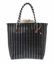 BPCGS42140 MK MICHEL KLEIN BAG(MK ミッシェルクラン バッグ) [巾着付き]メタルメッシュトートバッグ ブラック