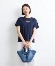 BPCGS57130 MK MICHEL KLEIN BAG(MK ミッシェルクラン バッグ) [2WAY]サークルハンドル合成皮革トートバッグ ブルー