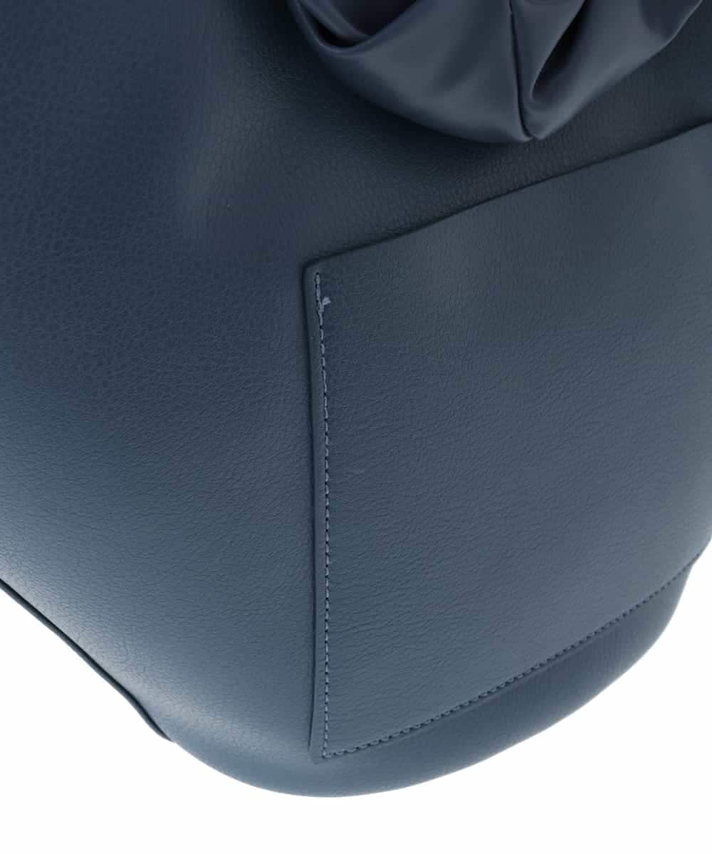 BPCGS57130 MK MICHEL KLEIN BAG(MK ミッシェルクラン バッグ) [2WAY]サークルハンドル合成皮革トートバッグ ブルー