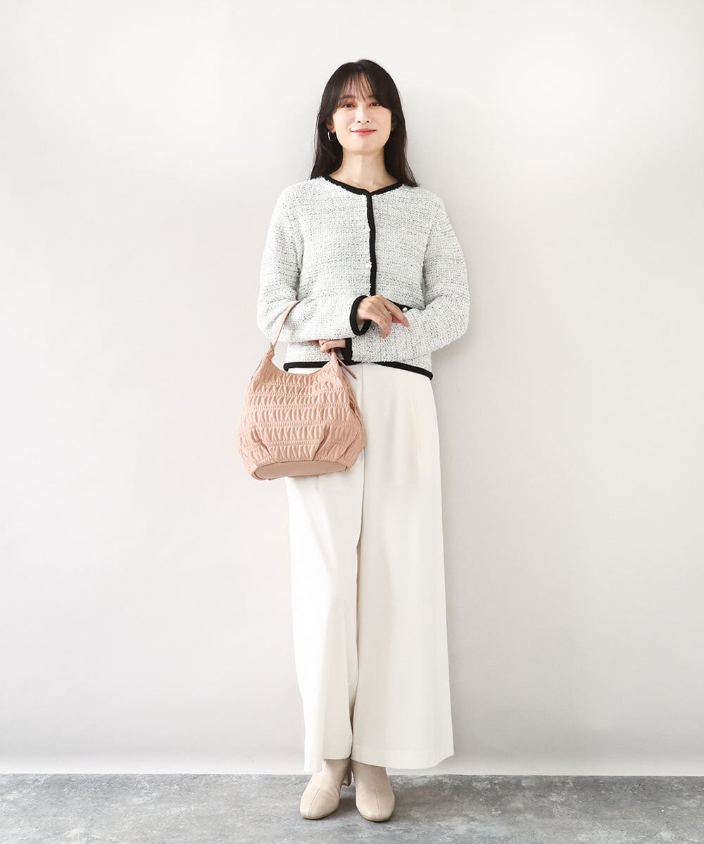 BPCJA71150 MK MICHEL KLEIN BAG(MK ミッシェルクラン バッグ) [2WAY]ギャザーデザインバッグ ピンク