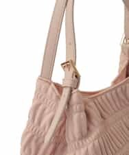 BPCJA71150 MK MICHEL KLEIN BAG(MK ミッシェルクラン バッグ) [2WAY]ギャザーデザインバッグ ピンク