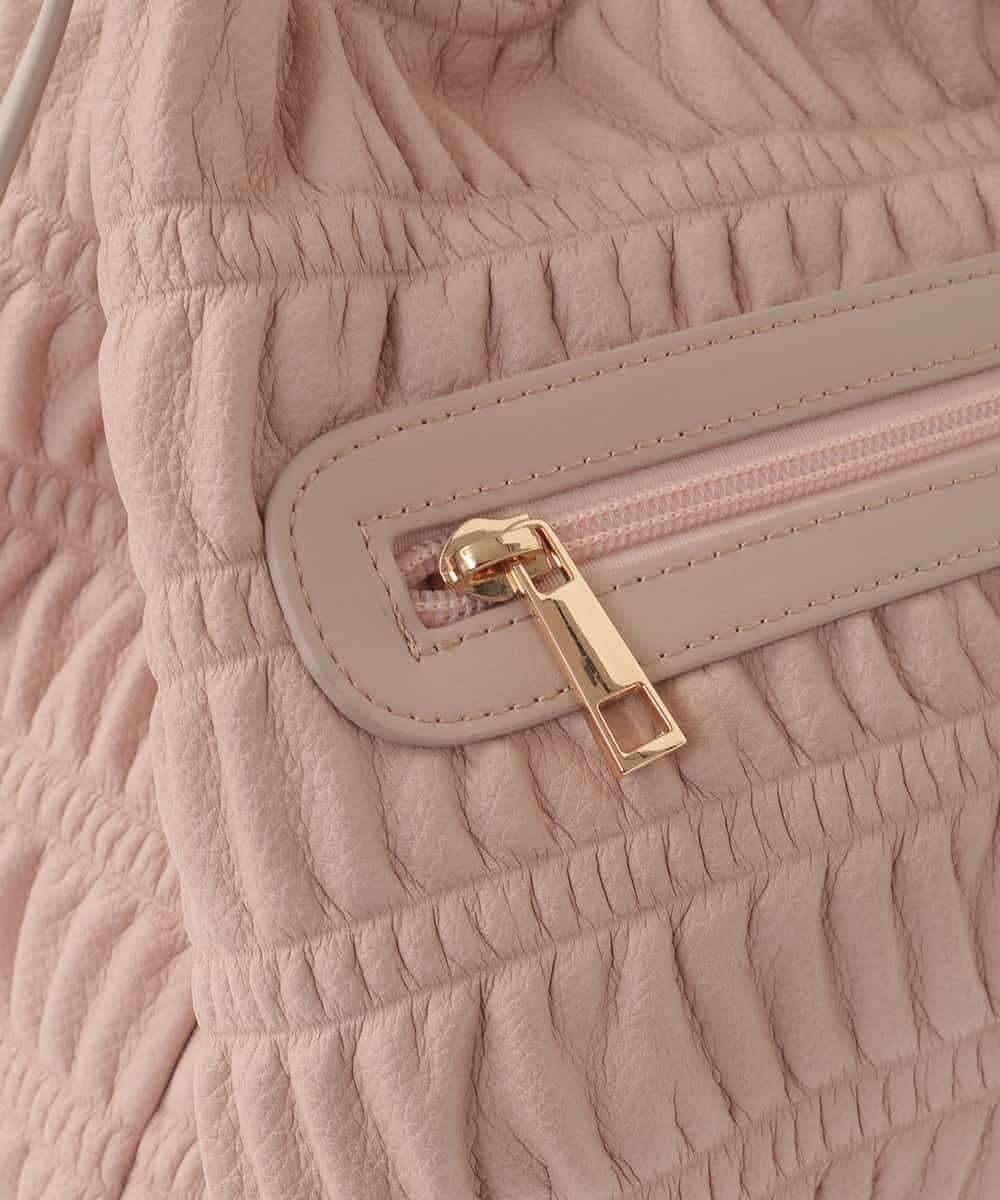 BPCJA71150 MK MICHEL KLEIN BAG(MK ミッシェルクラン バッグ) [2WAY]ギャザーデザインバッグ ピンク