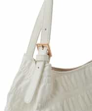 BPCJA71150 MK MICHEL KLEIN BAG(MK ミッシェルクラン バッグ) [2WAY]ギャザーデザインバッグ ピンク