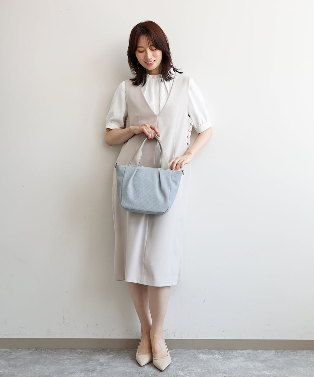 BPCJD62150 MK MICHEL KLEIN BAG(MK ミッシェルクラン バッグ) [2WAY/軽量]コンパクトオープンスクエアバッグ ブラック